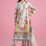 3 Piece Embroidered Lawn Suit | MPS-2605-B
