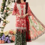 3 Piece Embroidered Lawn Suit | MPS-2606-B